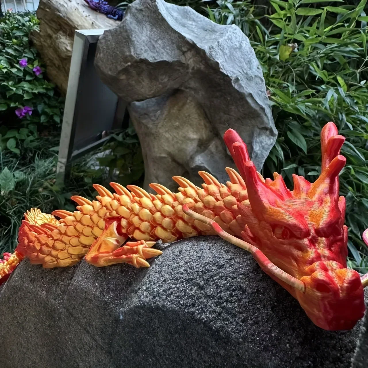 3D Printing Dragon - 90cm 3D-Gedruckte Chinesische Loong-Figur Beweglicher Drachen-Ornament