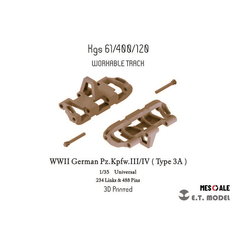 3D Printing App - ET 1/35 P35-020 WWII Deutscher Pz.Kpfw.III/IV