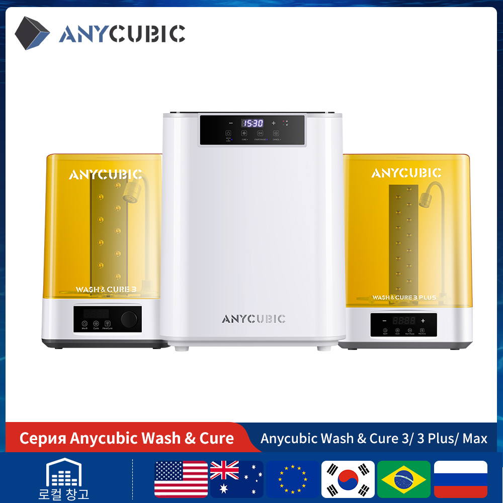 3D Printing Sla - ANYCUBIC Wash & Cure 3/3 Plus/3