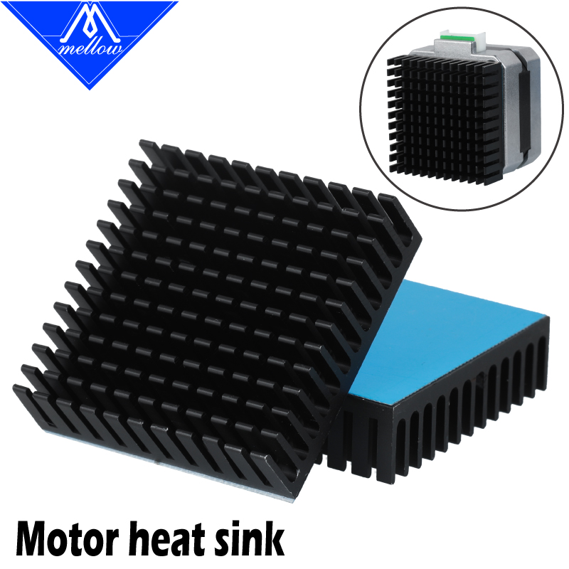 3D Printing Aluminium - Mellow 3D-Drucker Aluminium-Motor-Kühlkörper Extrudierte Wärmeableitung Elektronischer