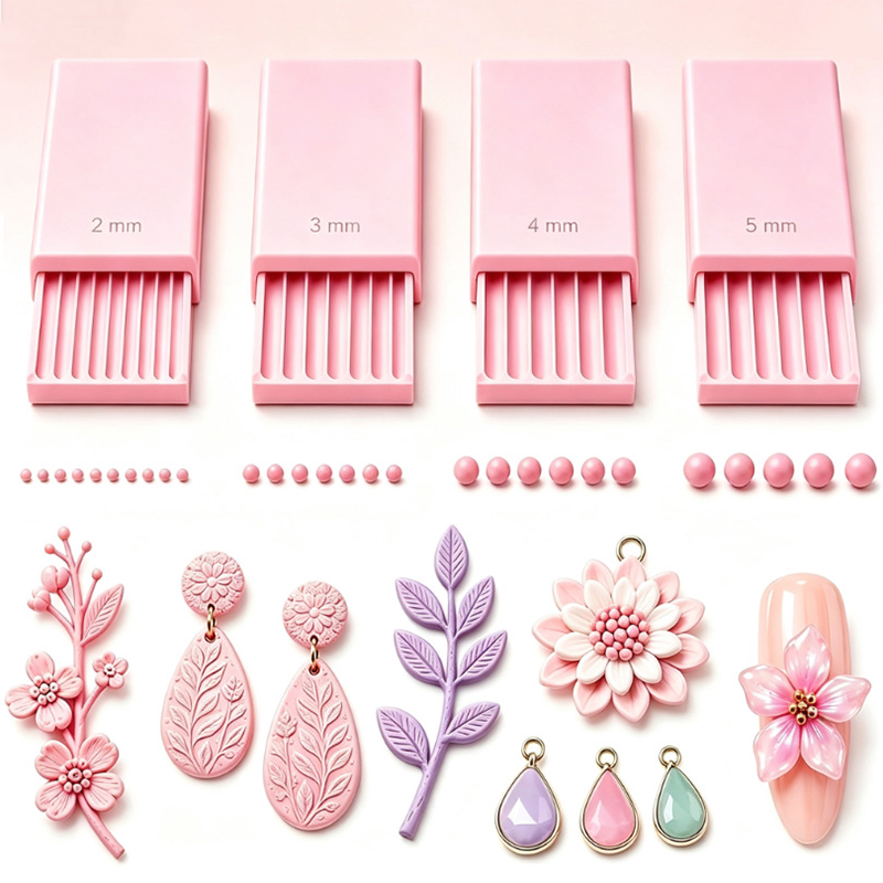3D Printing Earrings - Perlenroller, Tonkugel-Maker, 3D-Tonkugel-Maker, Werkzeug zur Herstellung