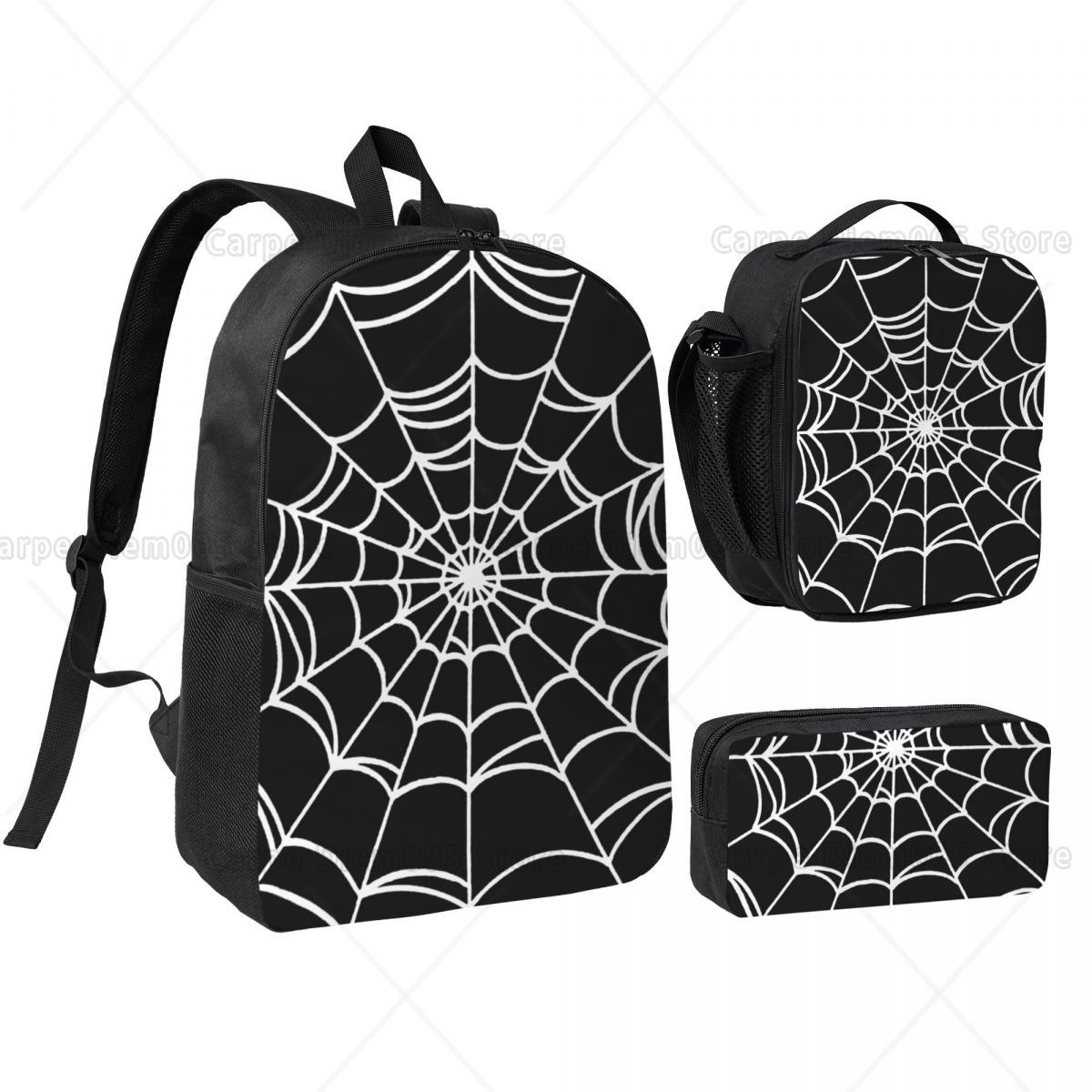 3D Printing Pen For Kids - Black Web Spider Prints Rucksack-Set für