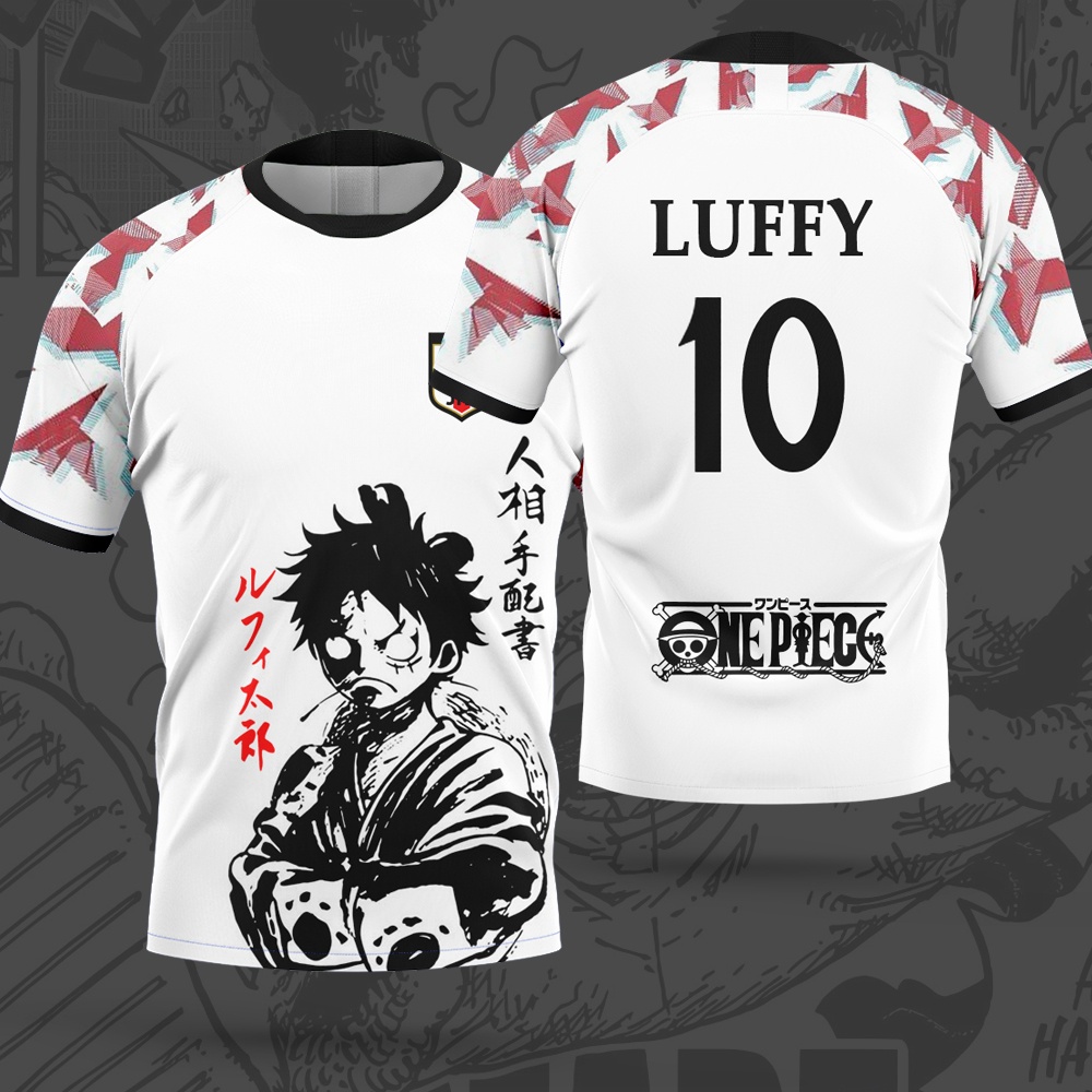 3D Printing Dragon - Sommer 2026 One Piece Luffy Themen-Fußballtrikot