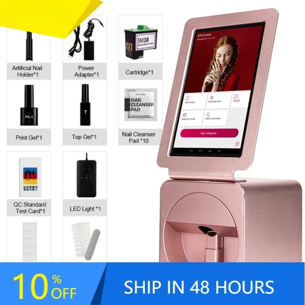 3D Printer Power Supply - Professioneller Automatischer 3D-Kunst-Nageldrucker Digitale WLAN-Nagelmalmaschine mit