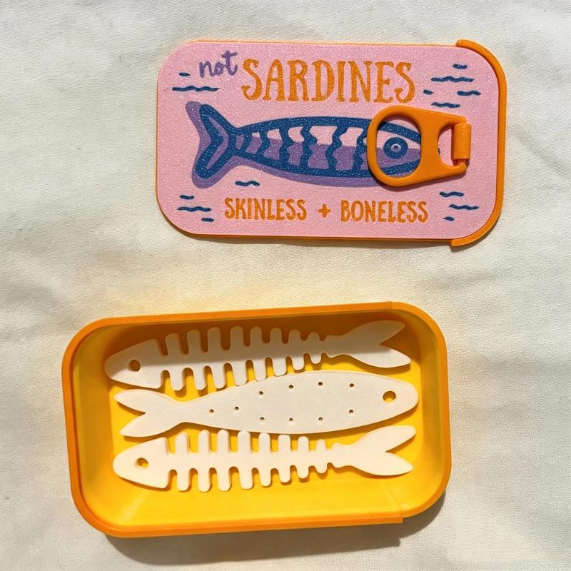 Sardinen-Dosen-Schmuckbox, 3D- – 3D Printing Earrings Bewertung und Preis