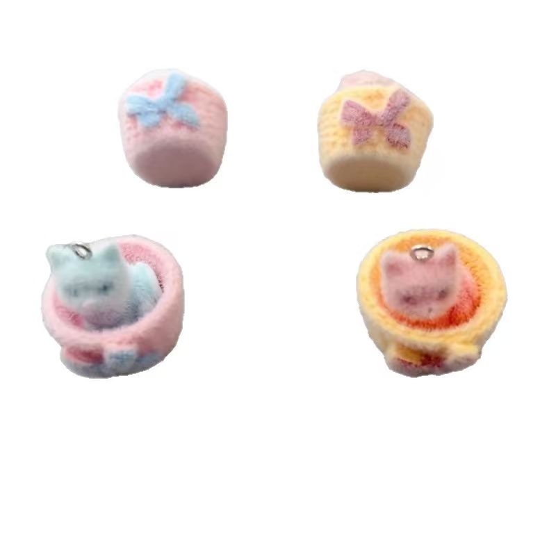 4 Stück 3D-Plüsch-Katzenanhäng – 3D Printing Earrings Bewertung und Preis