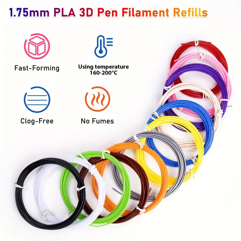 40/32/30 Farben PLA-Filament f – 3D Printing Pen For Kids Bewertung und Preis