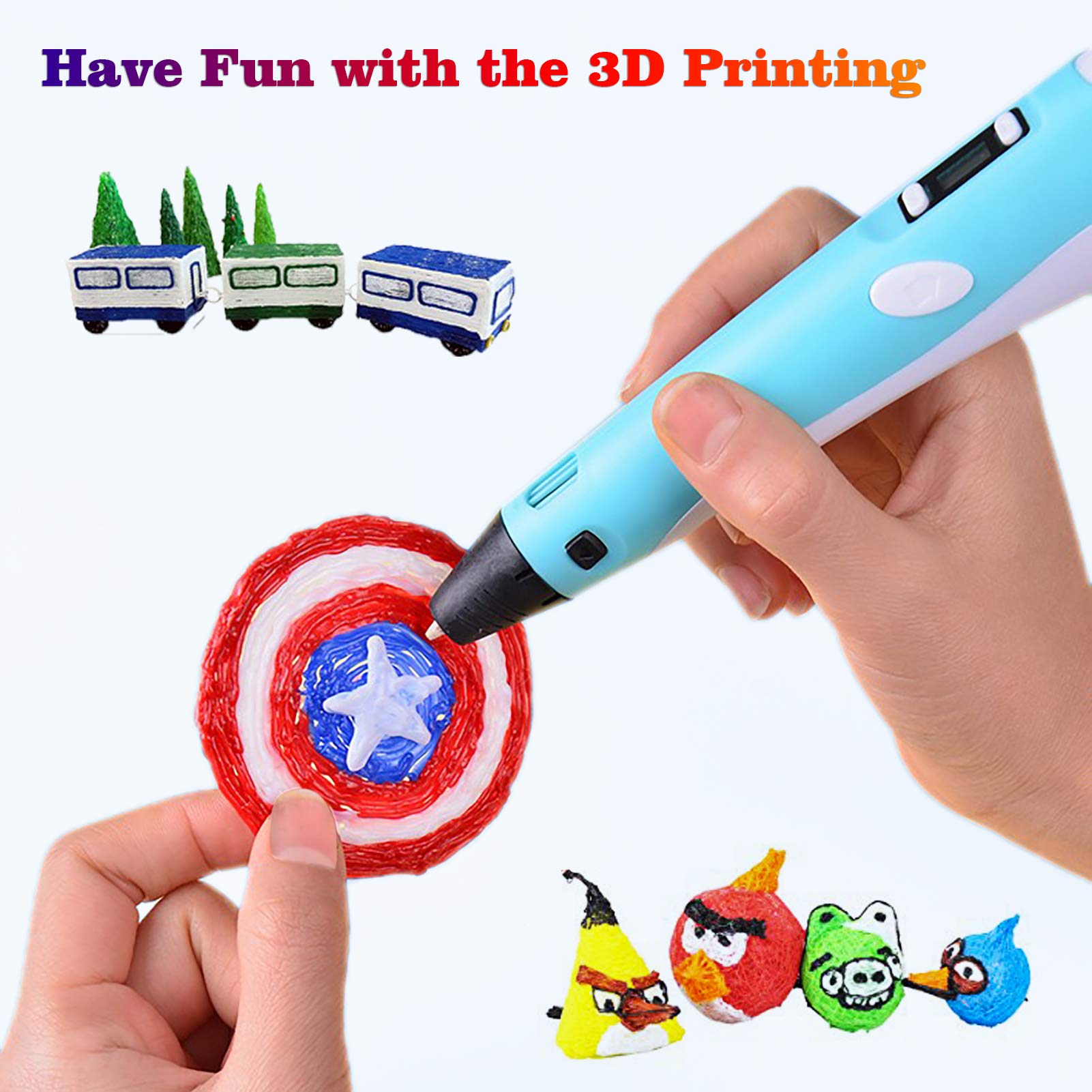 40/32/30 Farben PLA-Filament f – 3D Printing Pen For Kids Bewertung und Preis