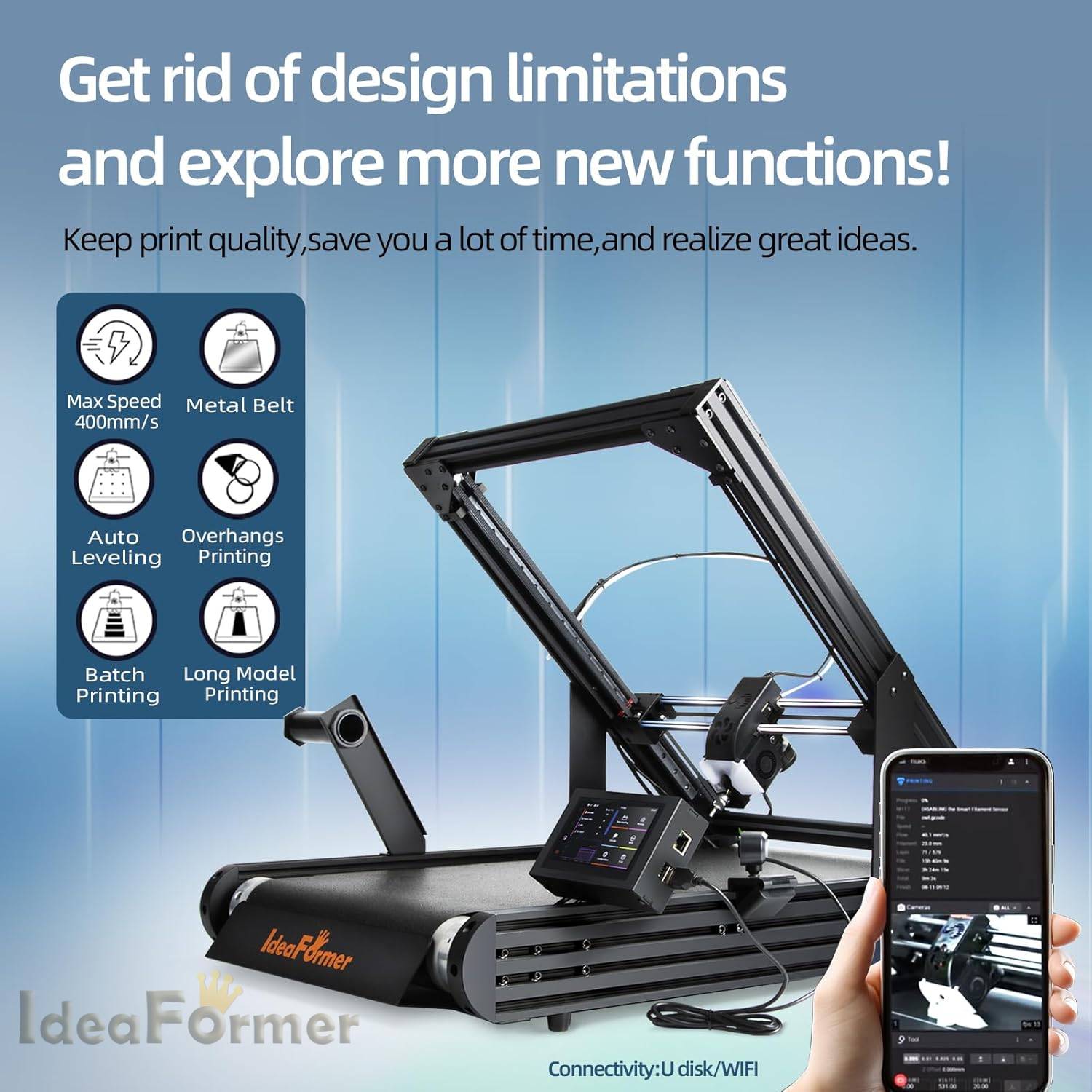 IdeaFormer IR3 V2 Förderband 3 – 3D Printing Z Axis Bewertung und Preis