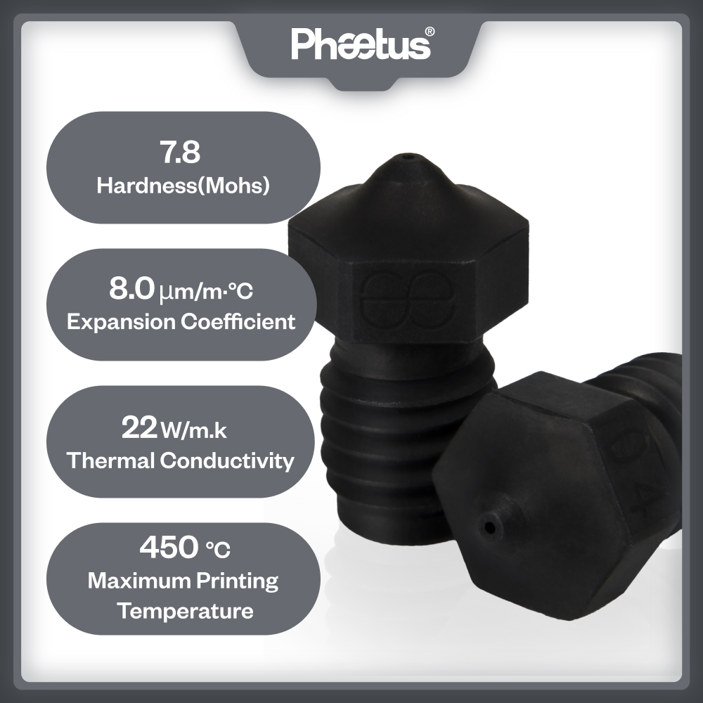 PHAETUS Hochwertige Gehärtete  – Carbon Fiber Filament Bewertung und Preis