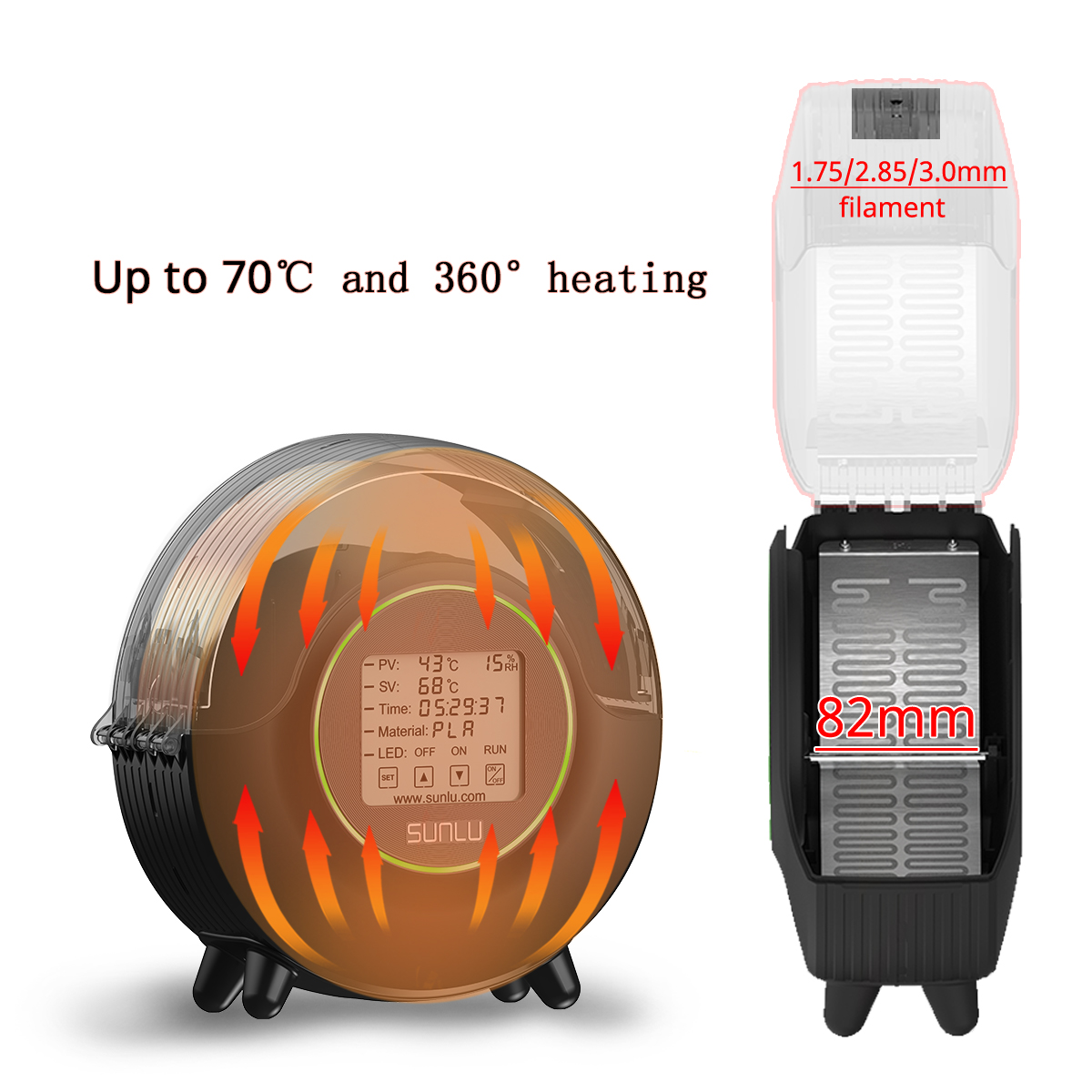 SUNLU S2 3D-Filament-Trockner, – 3D Printing Aluminium Bewertung und Preis