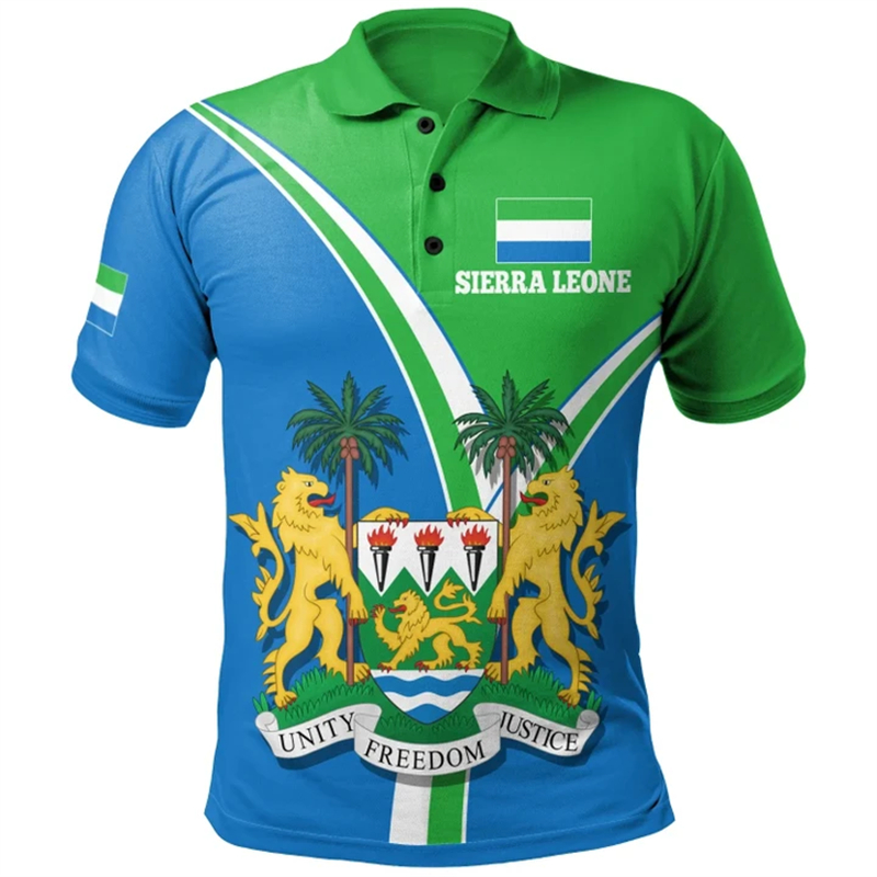 Sierra Leone Flagge Karte 3D-D – 3D Printing Sla Bewertung und Preis