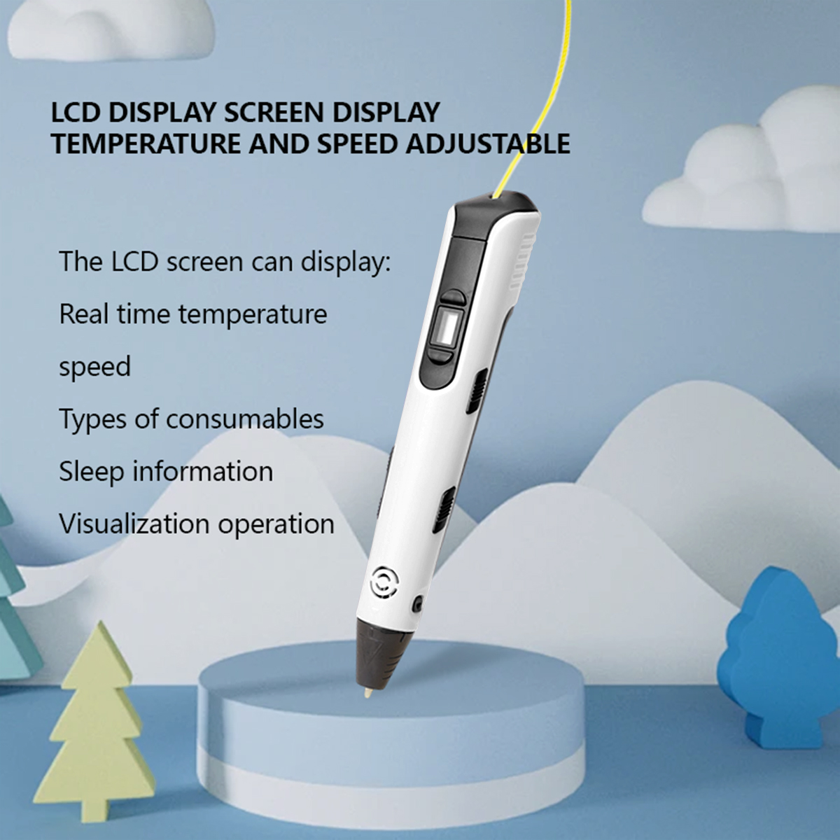 Verbesserter 3D-Druckstift, 9  – 3D Printing Pen For Kids Bewertung und Preis