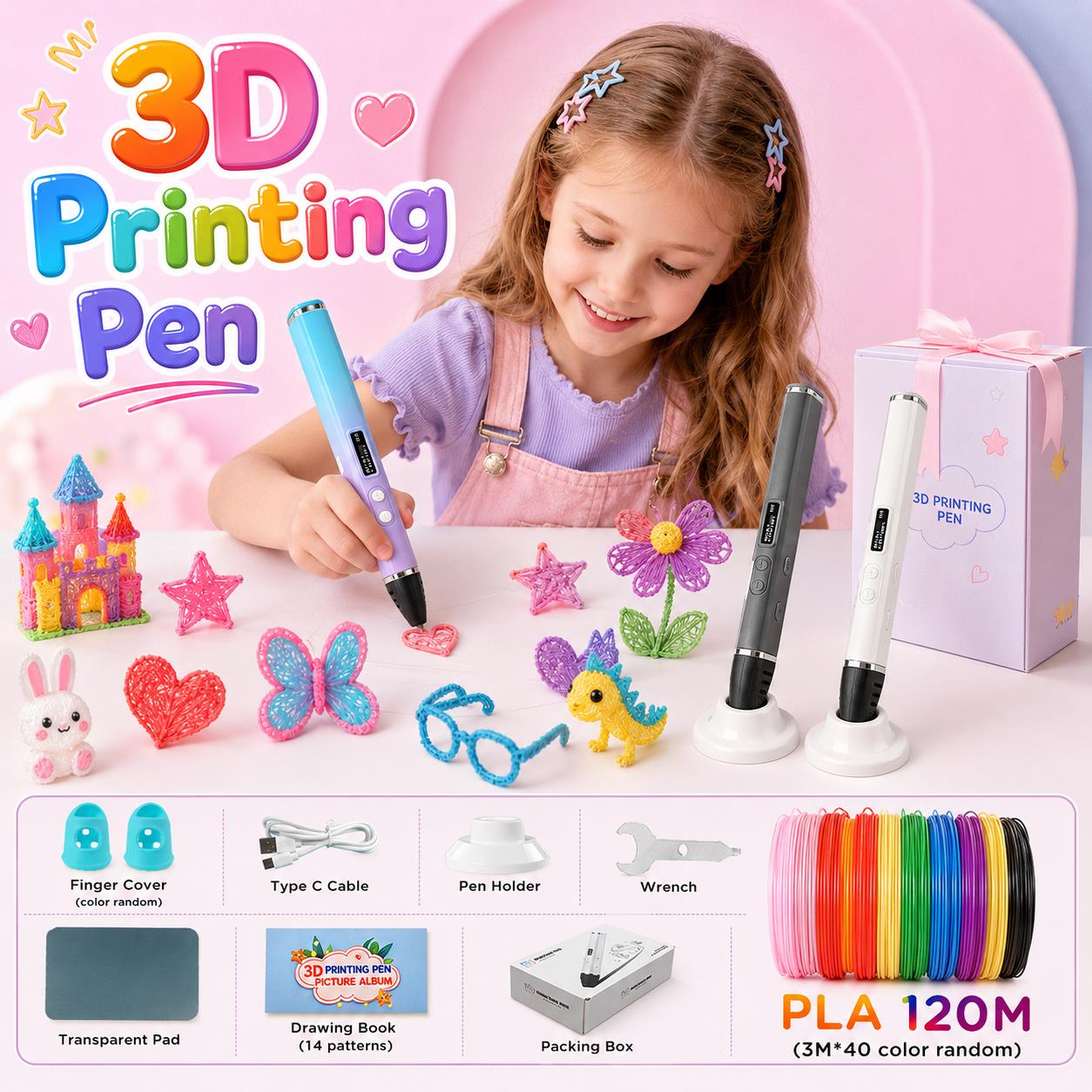 3D-Druckstift für Kinder mit T – 3D Printing Pen For Kids Bewertung und Preis