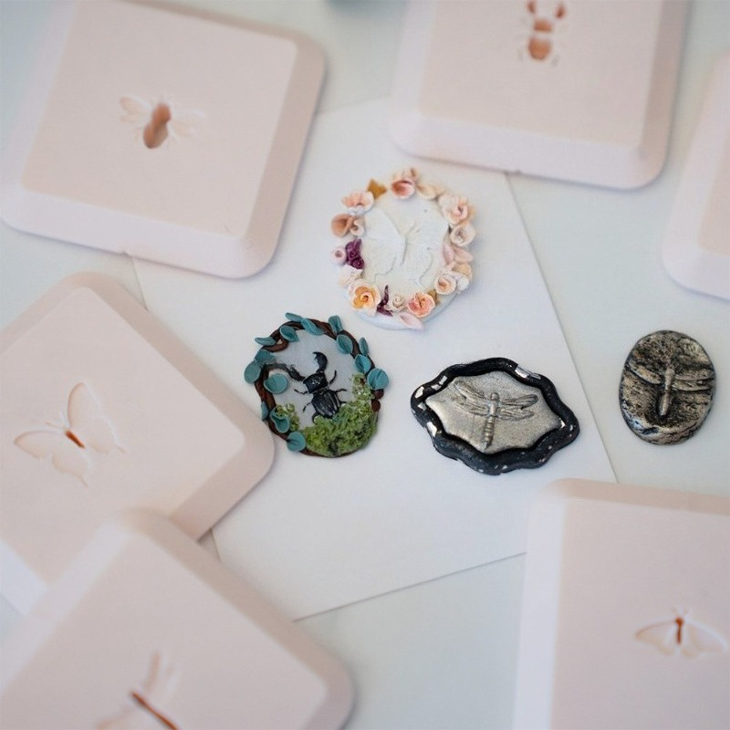 3D-Insektenmuster-Form im Somm – 3D Printing Earrings Bewertung und Preis