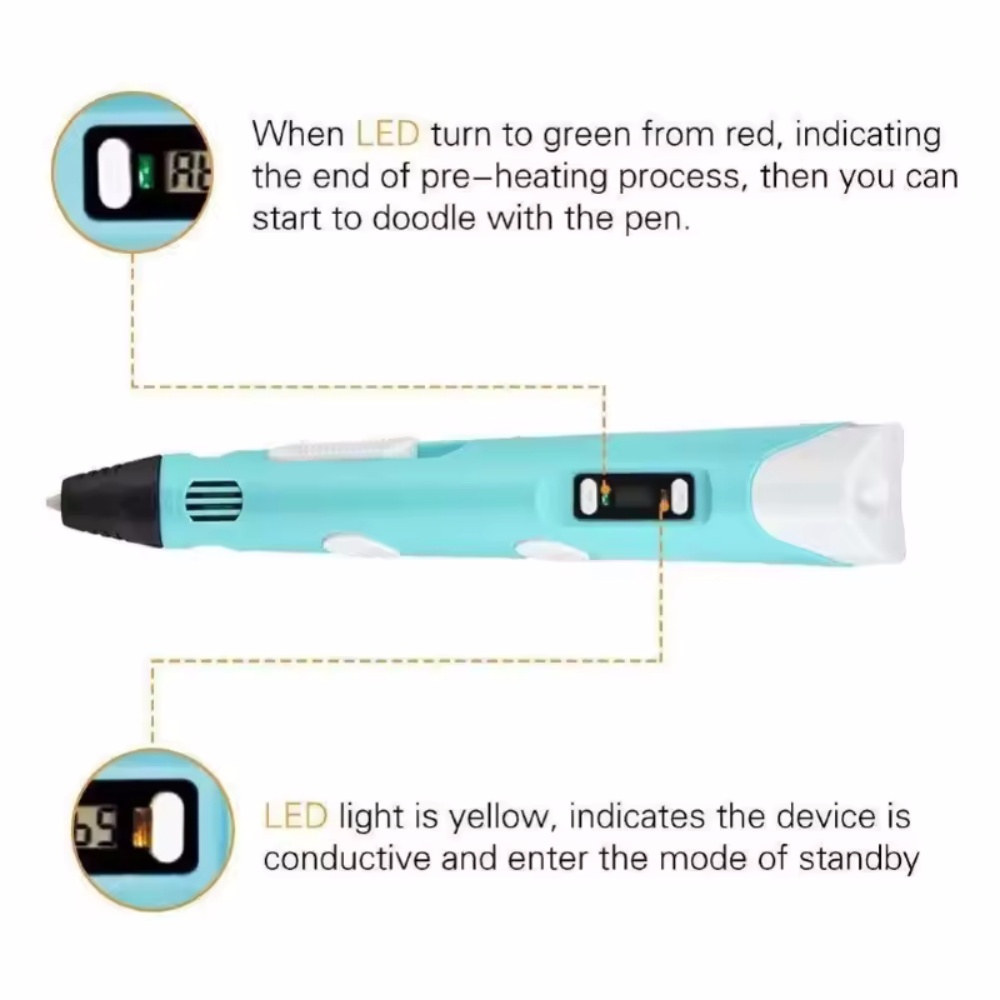 3D-Stift für Kinder, 3D-Druck, – 3D Printing Pen For Kids Bewertung und Preis