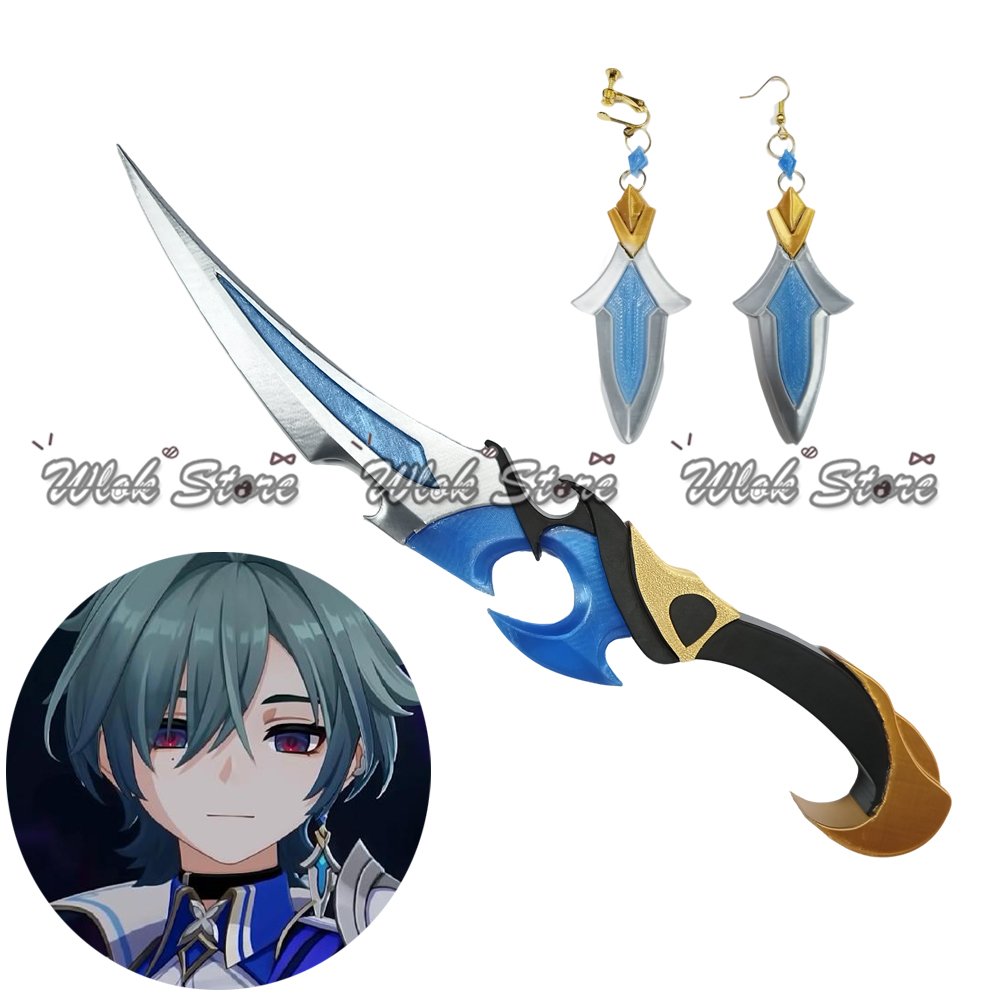 Genshin Impact Lohen Cosplay 3 – 3D Printing Earrings Bewertung und Preis