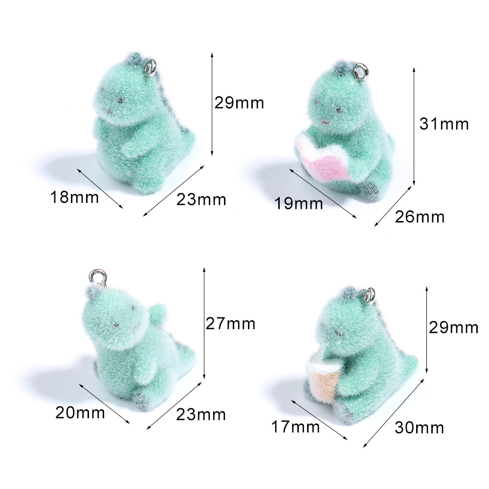4 Stücke 3D Mini Dinosaurier A – 3D Printing Earrings Bewertung und Preis