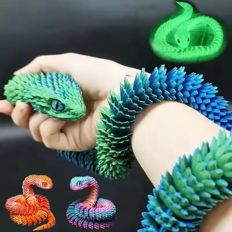 3D-gedruckte Schlange, bewegli – 3D Printing Gif Bewertung und Preis