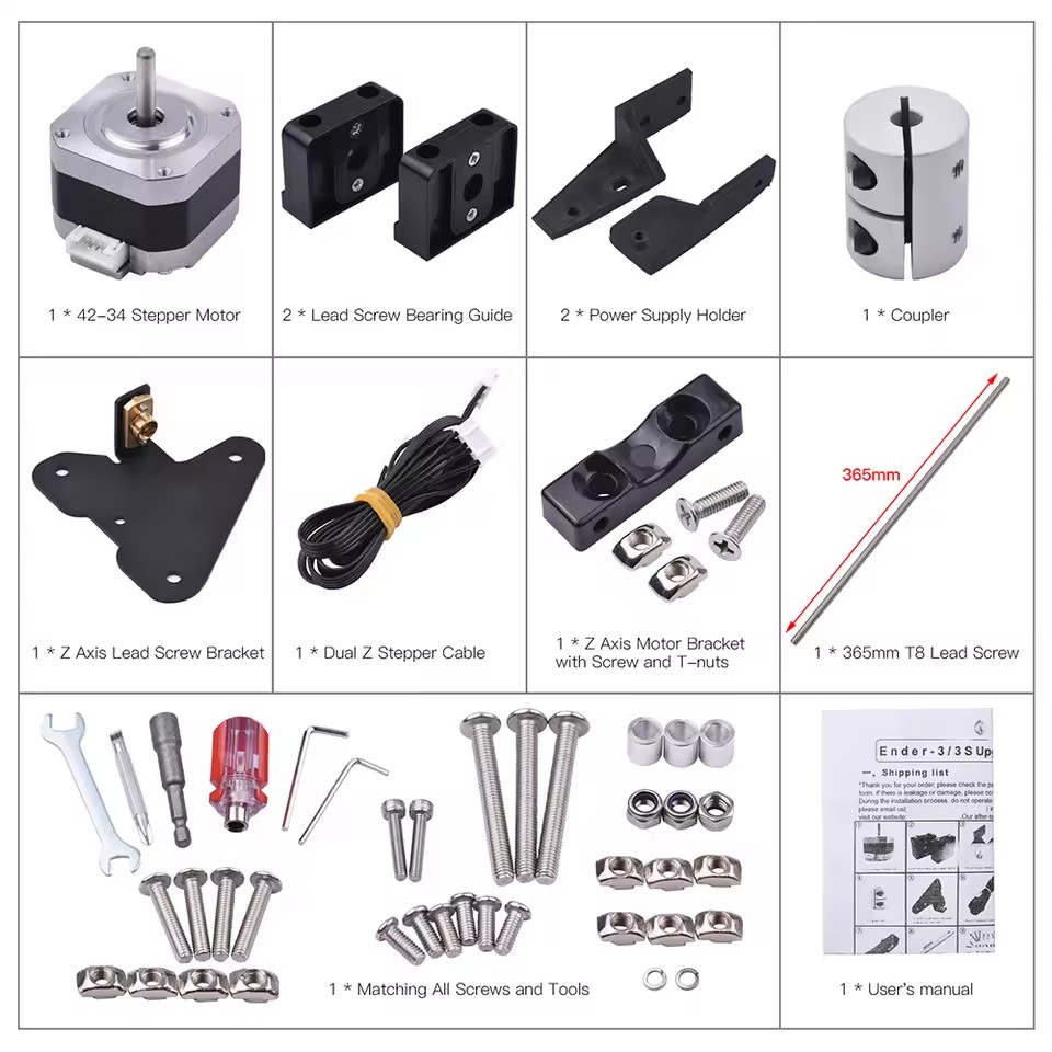 3D-Druckerteile für Ender 3 Du – 3D Printing Z Axis Bewertung und Preis