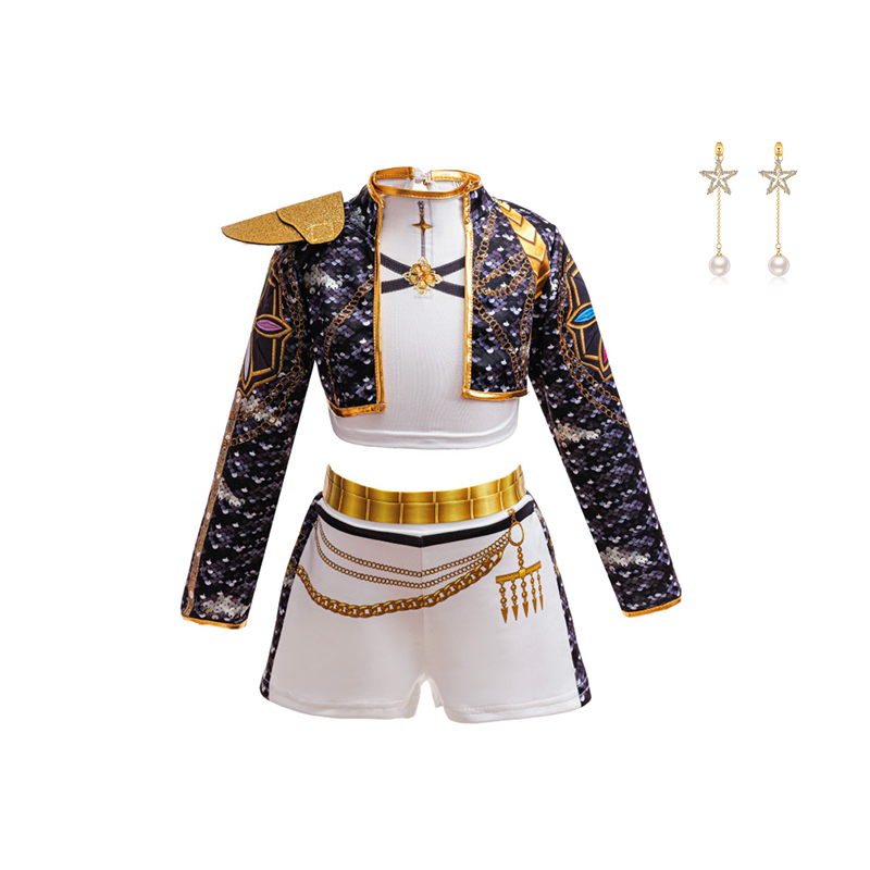 Mädchen Hip-Hop 3D-Druck Goldv – 3D Printing Earrings Bewertung und Preis